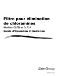 Filtre pour élimination de chloramines