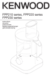 FPP210-FPP220- FPP230 - Service Consommateurs Kenwood