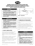 instructions pour l`installation des ventilateurs de