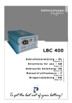 Gebruiksaanw. LBC 400 V1.2