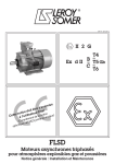 Leroy-Somer Moteurs FLSD - Installation et maintenance