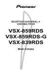 VSX-859RDS VSX-859RDS-G VSX-839RDS