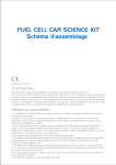 FUEL CELL CAR SCIENCE KIT Schéma d`assemblage