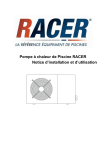 RACER manual heat pump ABS French