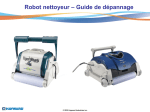 Robot nettoyeur – Guide de dépannage