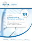 Principes et pratique de l`électrophorèse sur gel d`agarose