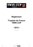 Règlement Trophée de France TWIN CUP - Week