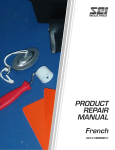 PRODUCT REPAIR MANUAL French