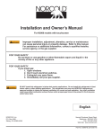 Installation and Owner`s Manual