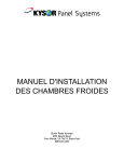 Kysor walk-in installation manual_FR.fm