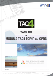 Manuel - Régulation TAC4 DG + TCP-IP ou GPRS - 2012.indd