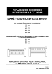 DIAMÈTRE DU CYLINDRE 350, 500 mm
