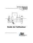 FirstAlert FA148cp français - Protectron Security Systems