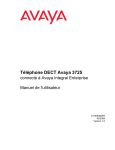 Téléphone DECT Avaya 3725