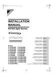 INSTALLATION MANUAL