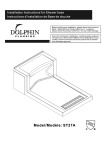 Model/Modèle: ST27A - dolphin plumbing