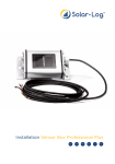 Installation Sensor Box Professional Plus