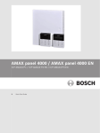 Centrale AMAX 4000 - Guide de référence rapide