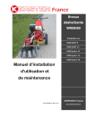 Manuel d`installation d`utilisation et de maintenance