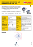 MODÈLE DAX 3F: DÉTECTEUR DE GAZ EXPLOSIFS CH - H
