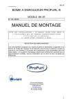 Manuel d`installation bome MK3R