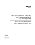 Manuel d`installation, d`utilisation et d`entretien de la famille Sun