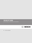 IM DIVAR IP 2000 - Bosch Security Systems
