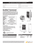 SunStat Command Caractéristiques