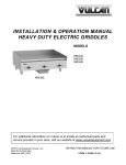 INSTALLATION & OPERATION MANUAL