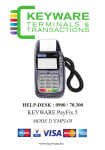 PFV5 manuel d`installation - Keyware Terminals & Transactions