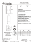 specification sheet acrylic one-piece and 3 section