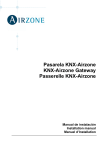 Pasarela KNX-Airzone KNX-Airzone Gateway Passerelle KNX