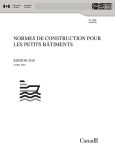 normes de construction pour les petits bâtiments