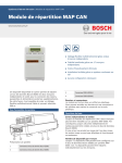 Module de répartition MAP CAN