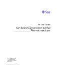 Sun Java Enterprise System 2004Q2 Notes de mise Ã€ jour