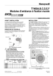 T7460A,B,C,D,E,F Modules d`ambiance à fixation murale