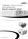 BALTIC & BALTIC WSHP Installation, mise en service and