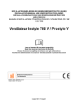 Ventilateur Instyle 700 V / Prostyle V