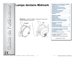 Guide de l`utilisateur, Lampe dentaire Midmark_User Guide