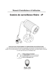 Caméra de surveillance filaire - IP