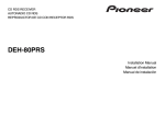 Pioneer® Single DIN In-Dash CD/MP3/WMA/AM/FM
