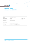 CAHIER DES CHARGES D`IMPLANTATION SINCHRO