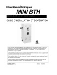 Mini BTH - Guide d`installation