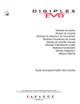 Digiplex EVO : Guide de programmation des modules