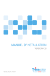 MANUEL D`INSTALLATION