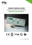 GUIDE D`INSTALLATION FG-SYS E ou FG-SYS F