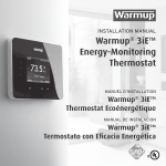 Warmup® 3iE™ Energy-Monitoring Thermostat