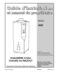 HMD CHAUDIÈRE À EAU CHAUDE AU MAZOUT