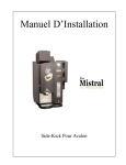 Manuel D`Installation - Mistral Technologies