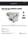 Pool and spa ventilation models